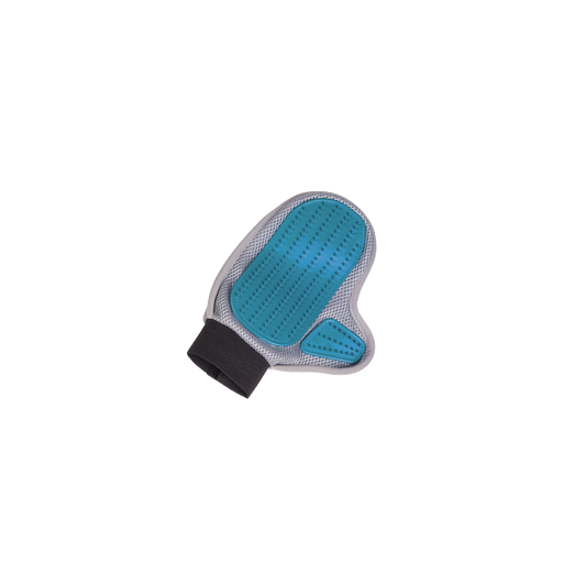 Pflegehandschuh mit Gummi- & Mikrofaserseite – Sanfte Fellpflege & strahlender Glanz