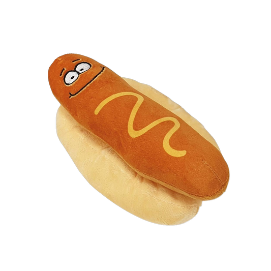 Plüschspielzeug „Happy Food“ Hot Dog – Spielspaß mit Knister- & Quietscheffekt