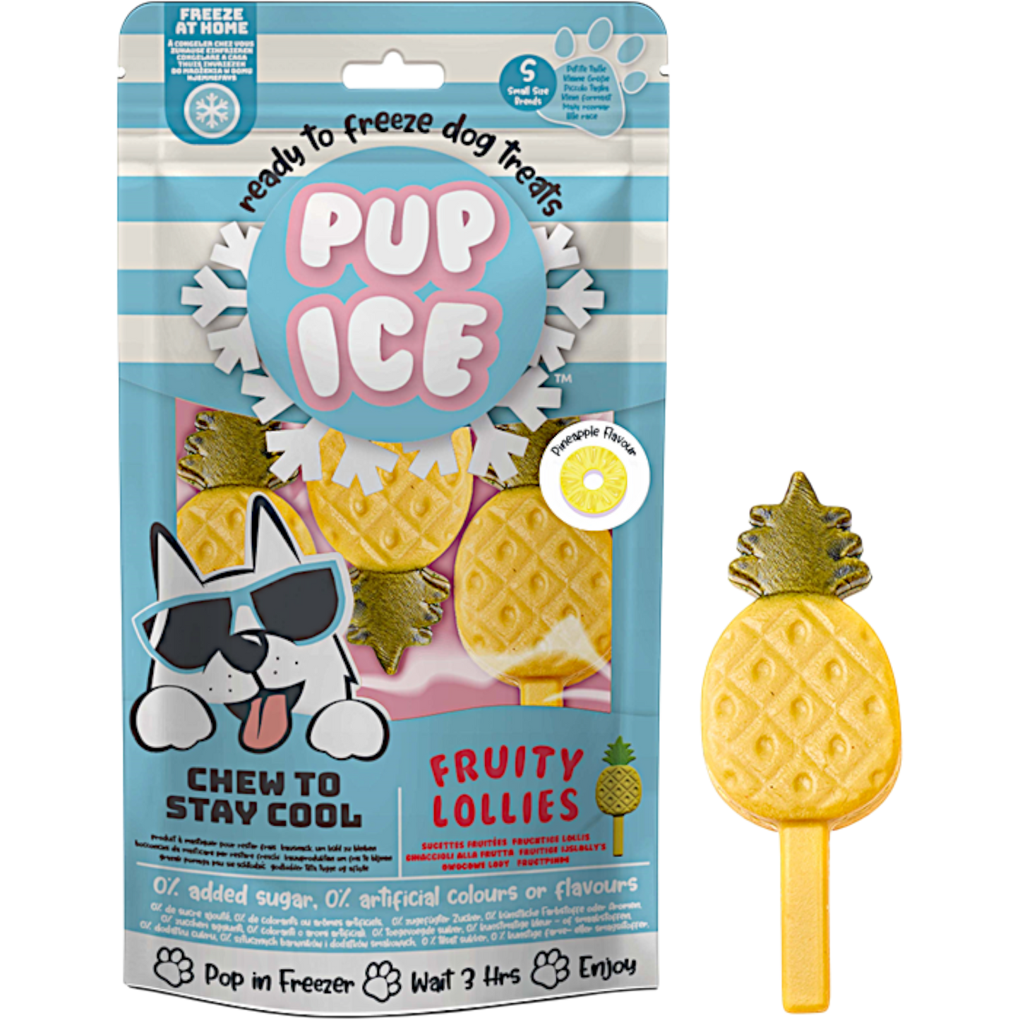 Pup Ice - Fruchtiger Eislutscher Ananas