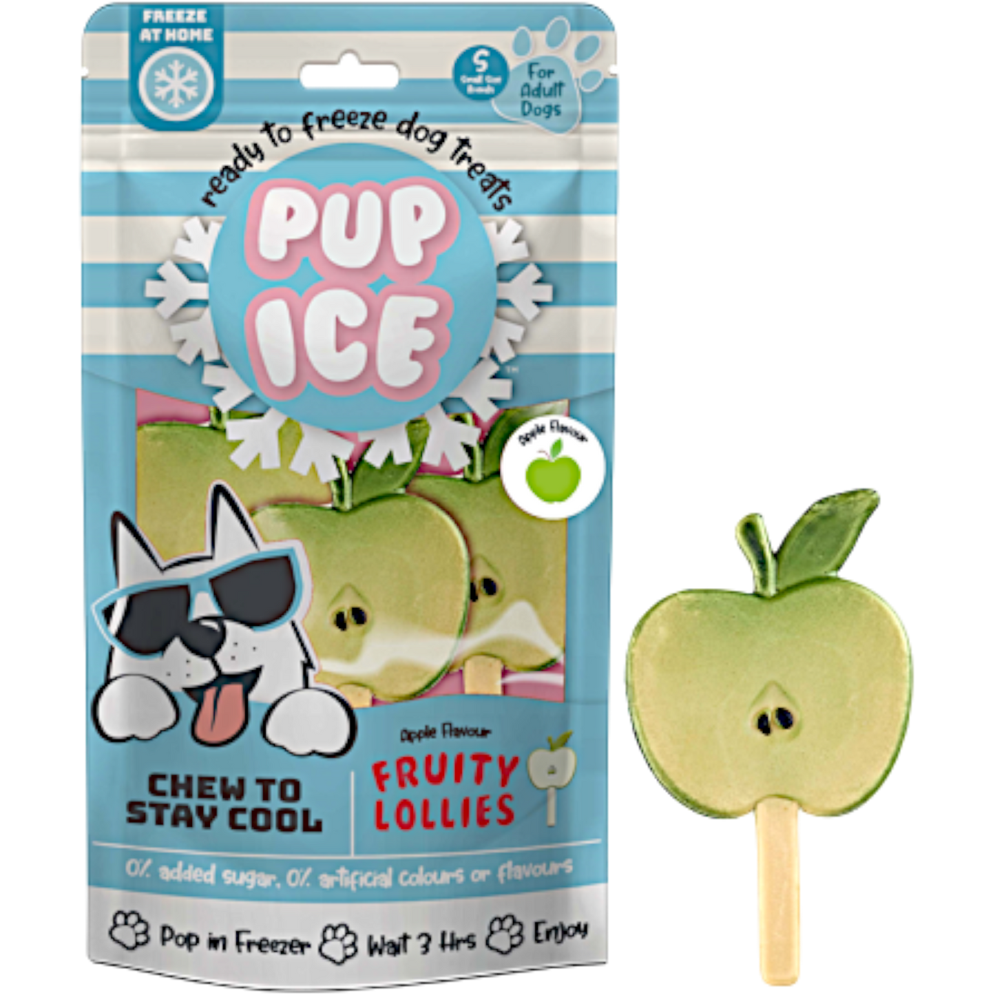 Pup Ice - Fruchtiger Eislutscher Apfel
