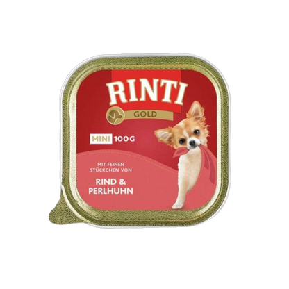 RINTI Gold Mini - Rind & Perlhuhn 100g