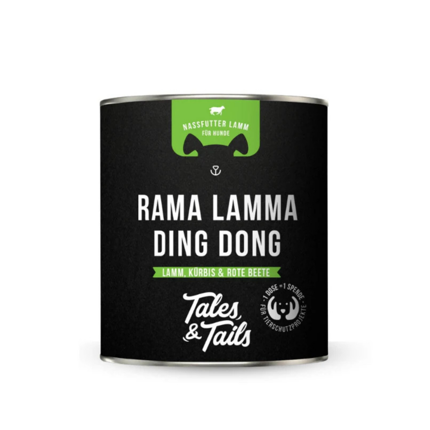 Rama Lamma Ding Dong – Nassfutter für Hunde mit 75 % Lamm