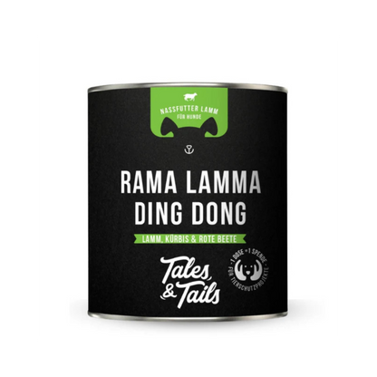 Rama Lamma Ding Dong – Nassfutter für Hunde mit 75 % Lamm