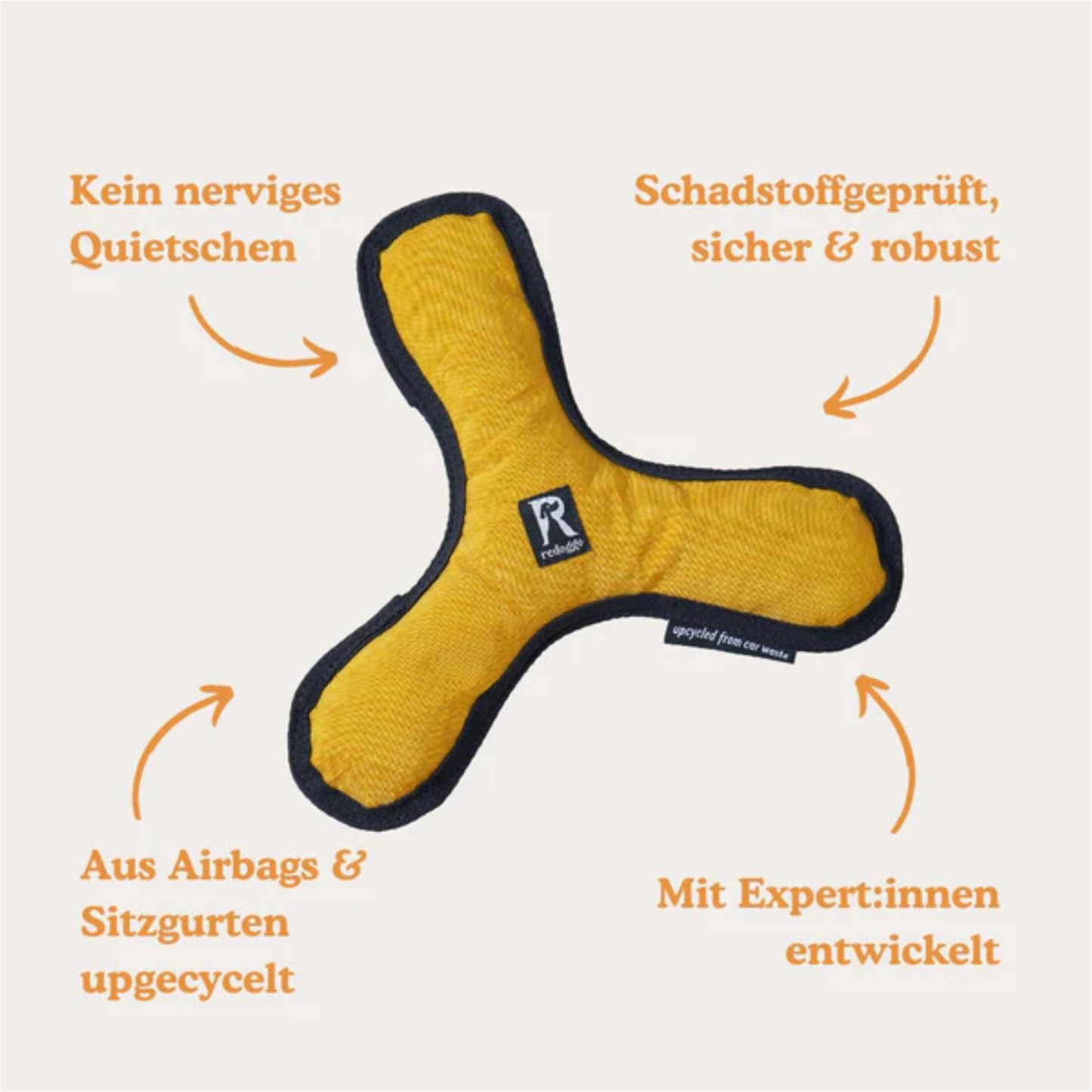 Redoggo Bumerang – Nachhaltiger Wurfspaß für flinke Hunde