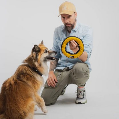 Redoggo Donut – Robustes Hundespielzeug aus Upcycling-Material