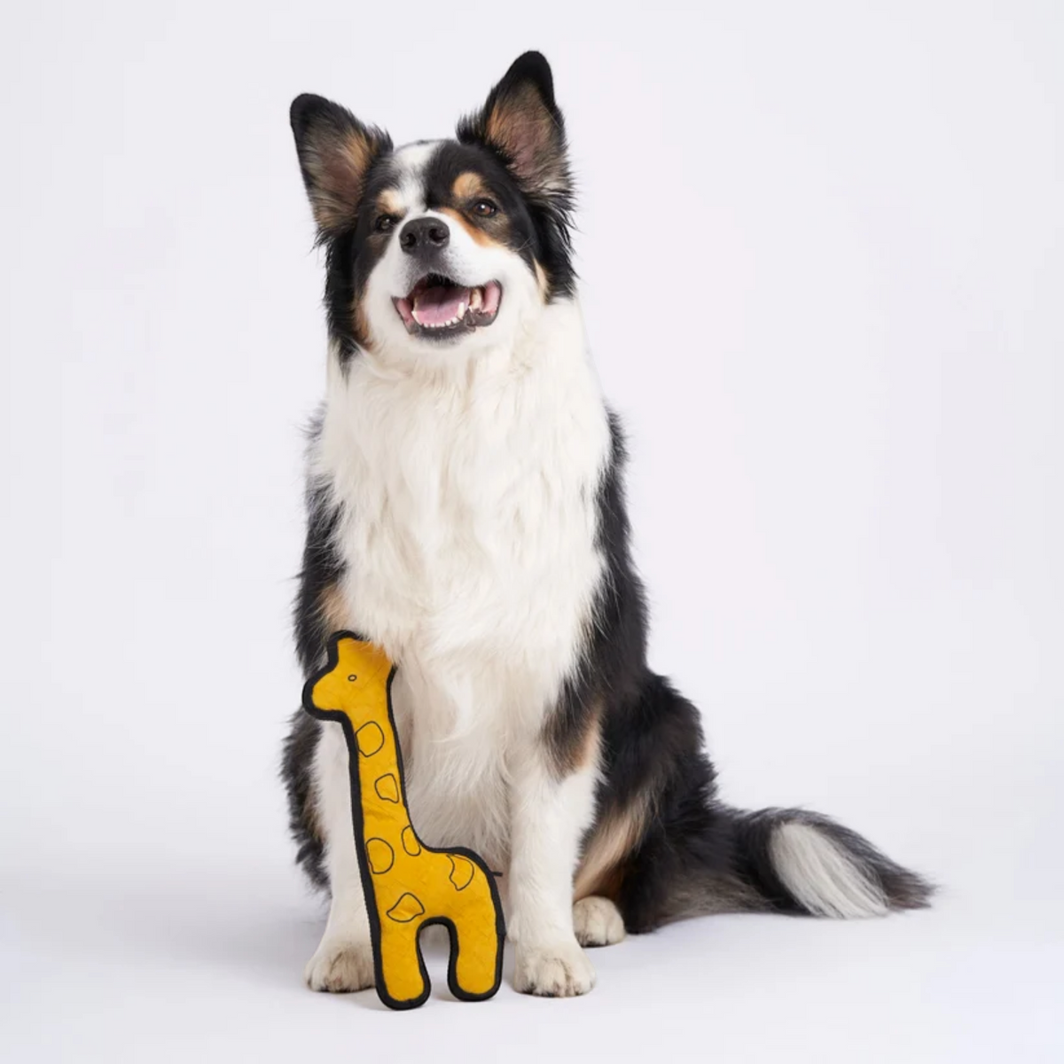 Redoggo Giraffe – Robustes Hundespielzeug aus Upcycling-Material