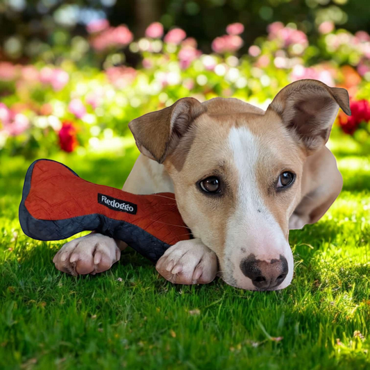 Redoggo Knochen – Robustes Hundespielzeug aus Upcycling-Material
