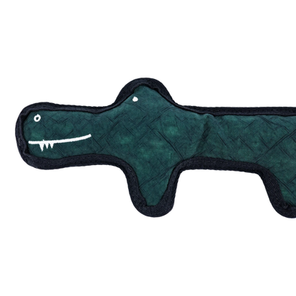 Redoggo Krokodil – Robustes Hundespielzeug aus Upcycling-Material