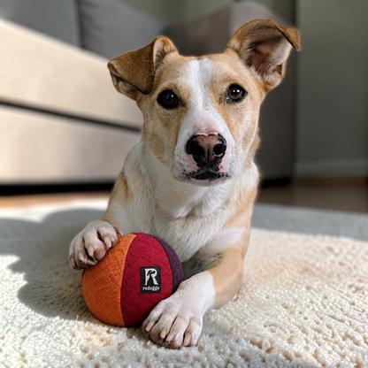 Redoggo Ball – Robustes Hundespielzeug aus Upcycling-Material
