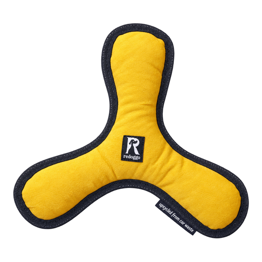 Redoggo Bumerang – Robustes Hundespielzeug aus Upcycling-Material
