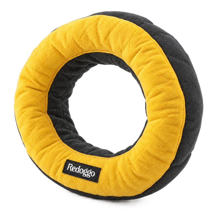 Redoggo Donut – Robustes Hundespielzeug aus Upcycling-Material