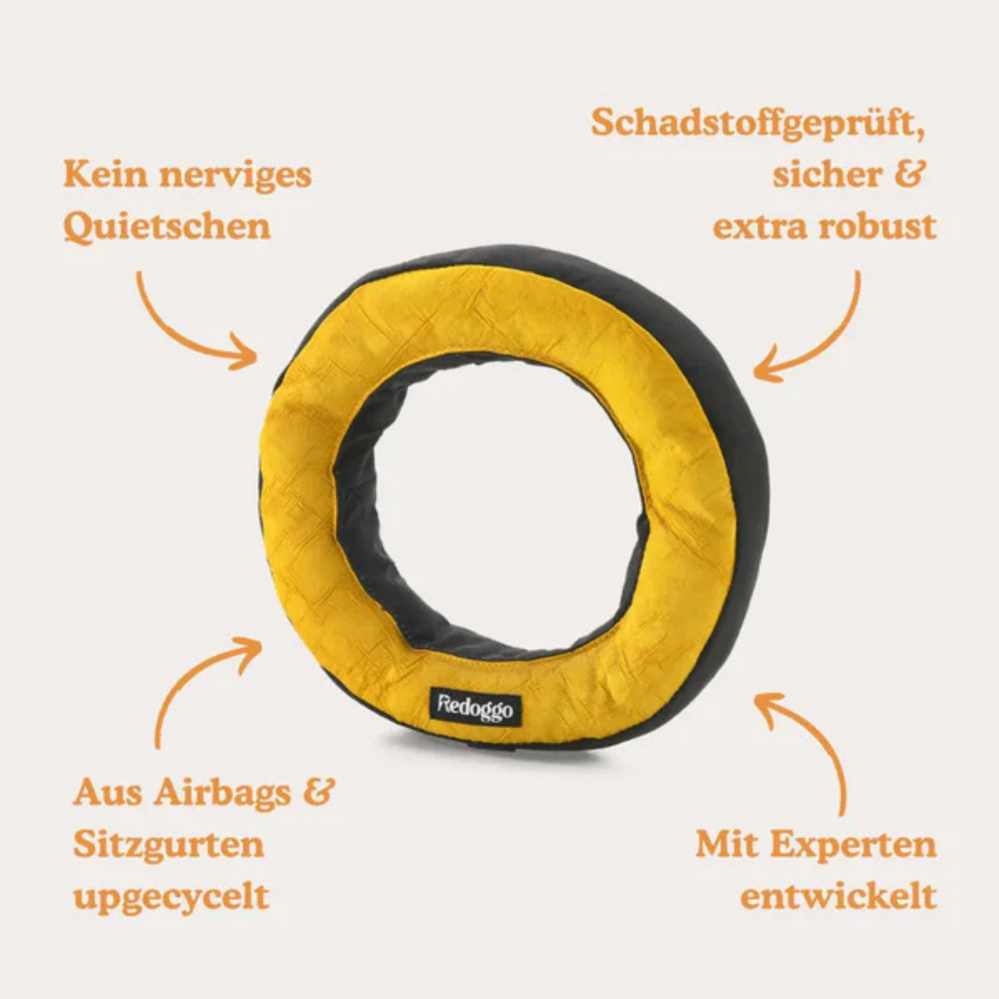 Redoggo Donut – Nachhaltiger Spielspaß für glückliche Hunde
