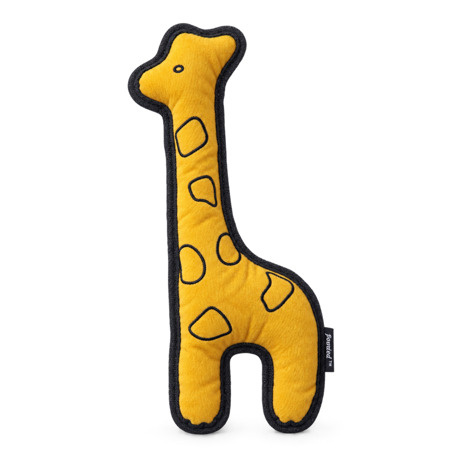 Redoggo Giraffe – Robustes Hundespielzeug aus Upcycling-Material