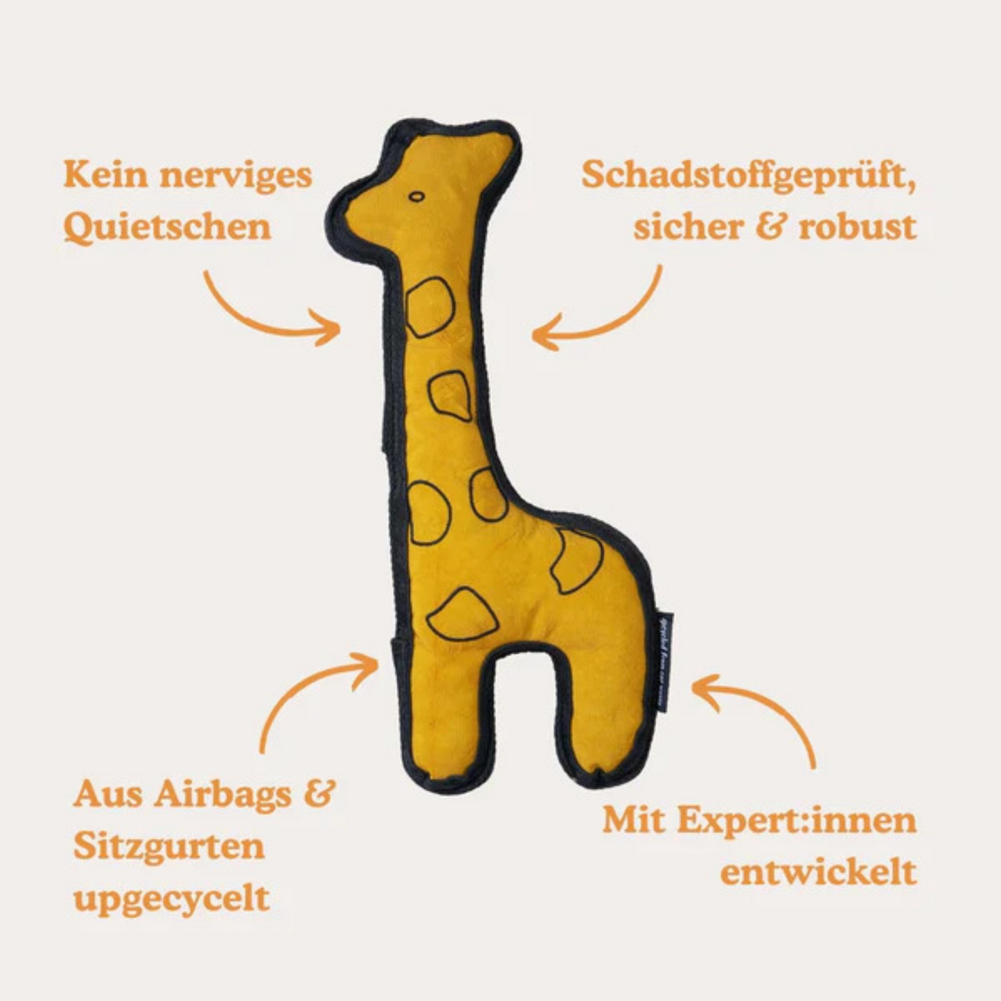 Redoggo Giraffe – Nachhaltiger Spielspaß mit extra Greifkomfort