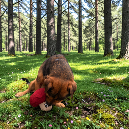 Redoggo Pilz – Interaktives Schnüffelspielzeug aus Upcycling-Material