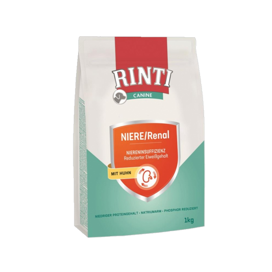 Rinti Canine Niere/Renal Huhn – Spezielle Diätnahrung für Hunde mit eingeschränkter Nierenfunktion