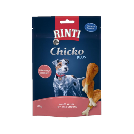 De Hun’nenhoff | Rinti Chicko Plus Hähnchenschenkel – Der calciumreiche Snack mit Biss