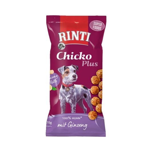 De Hun’nenhoff | Rinti Chicko Plus Superfoods Ginseng Rolls 70g
