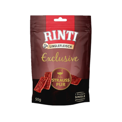 🦴 Rinti Exclusive Snack Strauß 50g