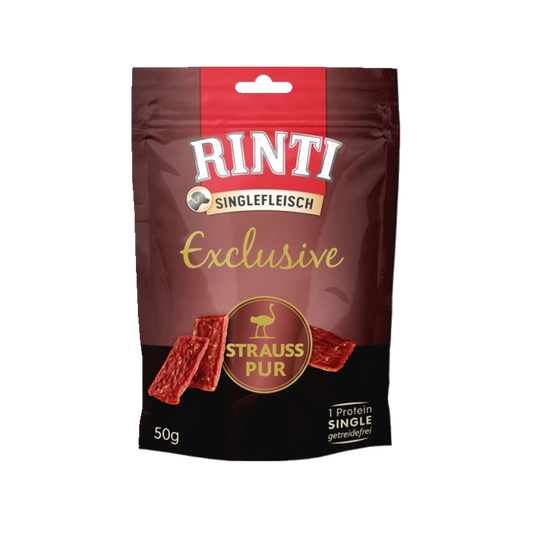 🦴 Rinti Exclusive Snack Strauß 50g