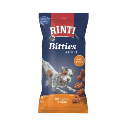 Rinti Extra Bitties Huhn & Käse – Der weiche Kausnack für Hunde