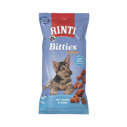 Rinti Extra Bitties Puppy Huhn & Rind – Trainingssnack für kleine Helden