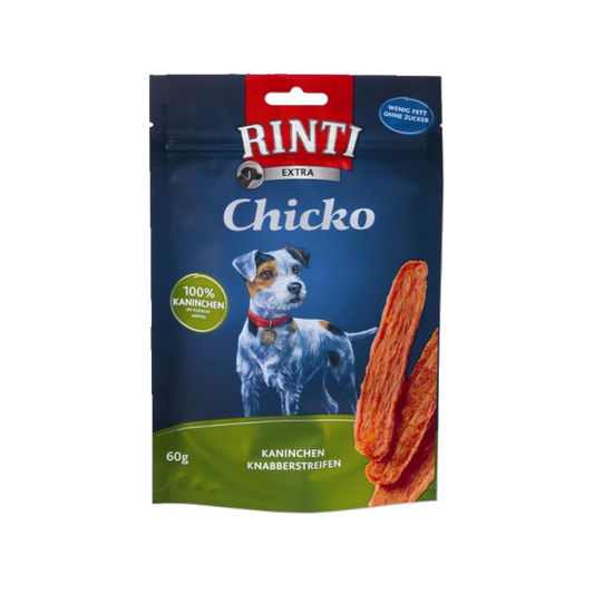 🐰 Rinti Extra Chicko Kaninchen – Knuspriger Snackgenuss mit 100 % Fleisch