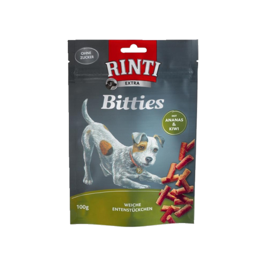 Rinti Extra Snack Bitties – Ente & Ananas – 100g