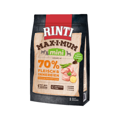 Rinti Max-i-mum Mini Huhn – Trockenfutter für kleine Hunde