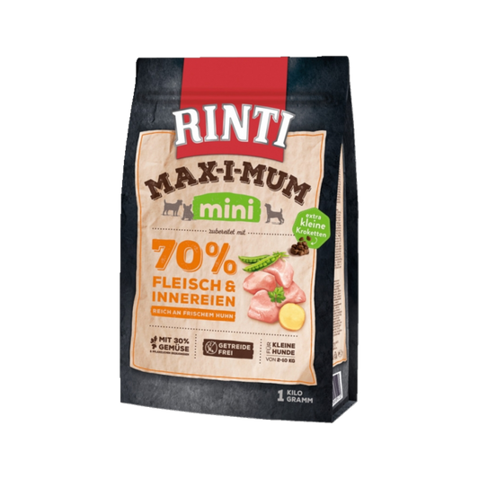 Rinti Max-i-mum Mini Huhn – Trockenfutter für kleine Hunde
