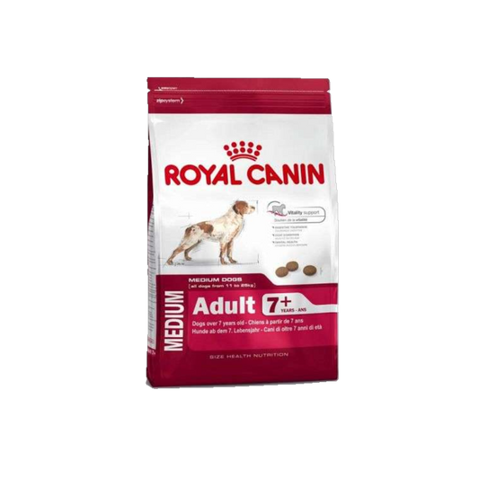 Royal Canin Medium Adult 7+ - Trockenfutter für mittelgroße Hunde (11–25 kg) ab dem 7. Lebensjahr