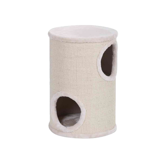 STARSYSTEM Tonne rund DE LUXE – Verstecken, Klettern, Kratzen in stilvoller Form