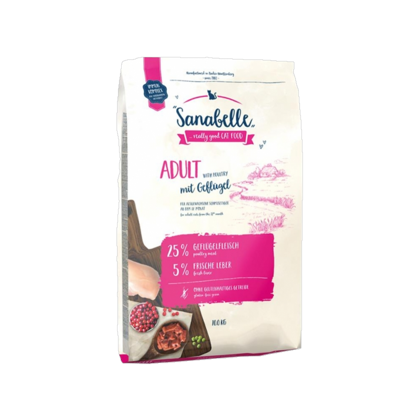 Sanabelle Adult Geflügel – Hochwertiges Trockenfutter für ausgewachsene Katzen