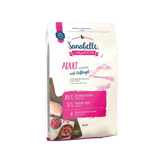 Sanabelle Adult Geflügel – Hochwertiges Trockenfutter für ausgewachsene Katzen