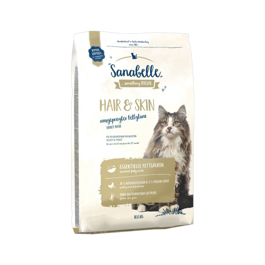 Sanabelle Hair & Skin – Trockenfutter für seidiges Fell & gesunde Haut