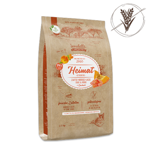 Sanabelle Heimat - Getreidefrei Premium-Katzennahrung mit zartem Nordsee-Lachs