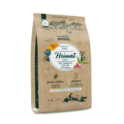 Sanabelle Heimat - Sensitive Premium-Katzennahrung mit feiner Tierwohl-Pute