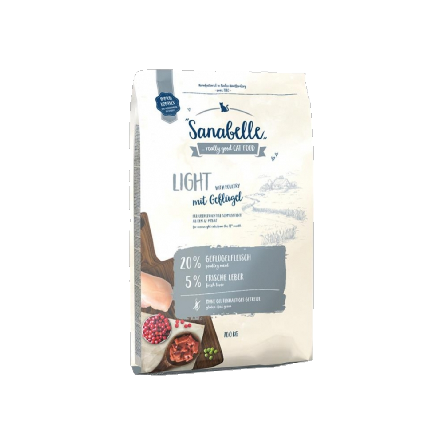 Sanabelle Light mit Geflügel – Trockenfutter für übergewichtige Katzen ab 12 Monaten