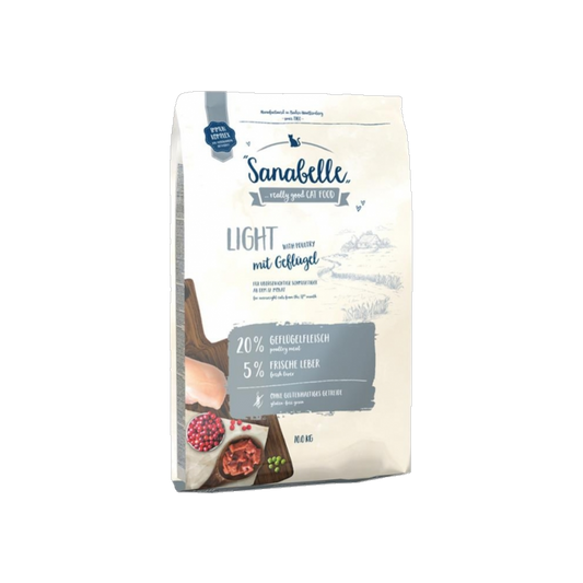 Sanabelle Light mit Geflügel – Trockenfutter für übergewichtige Katzen ab 12 Monaten