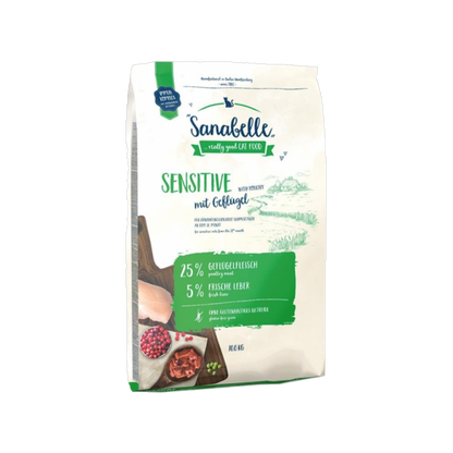 Sanabelle Sensitive Geflügel – Trockenfutter für ernährungssensible Katzen