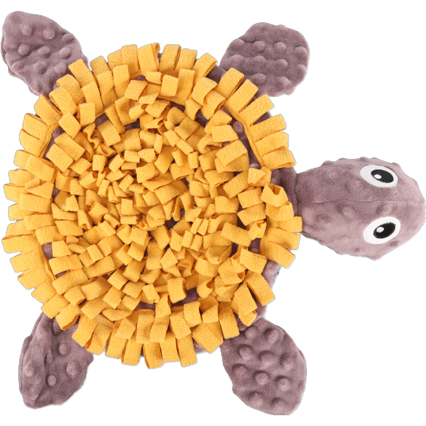 Schnüffelteppich Morgano Schildkröte – befüllbare Welpenmatte mit Quietscher, Knistergeräusch & Anti-Rutsch-Boden