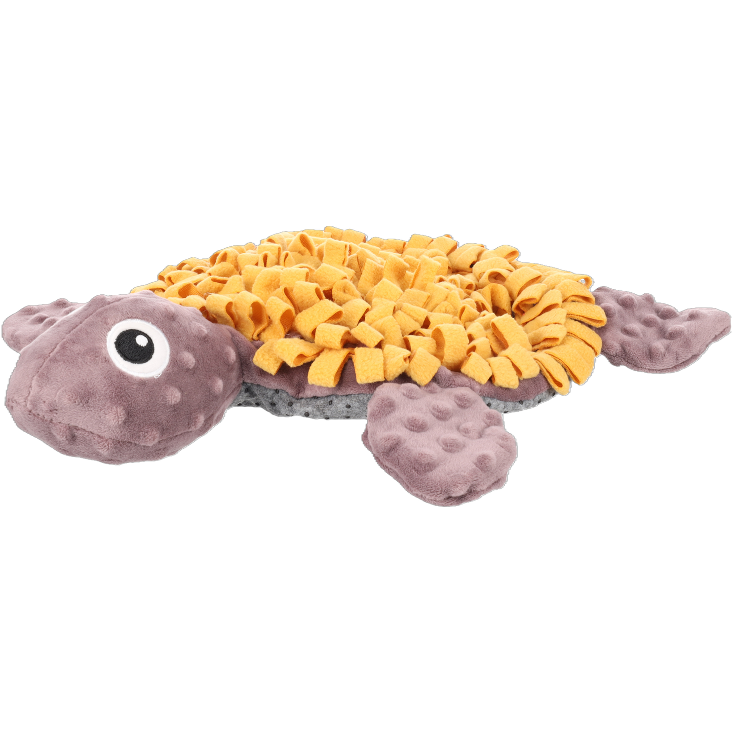 Schnüffelteppich Morgano Schildkröte – befüllbare Welpenmatte mit Quietscher, Knistergeräusch & Anti-Rutsch-Boden