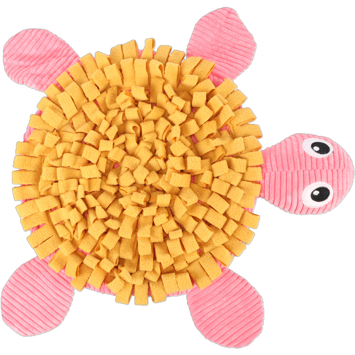 Schnüffelteppich Morgano Schildkröte – befüllbare Welpenmatte mit Quietscher, Knistergeräusch & Anti-Rutsch-Boden