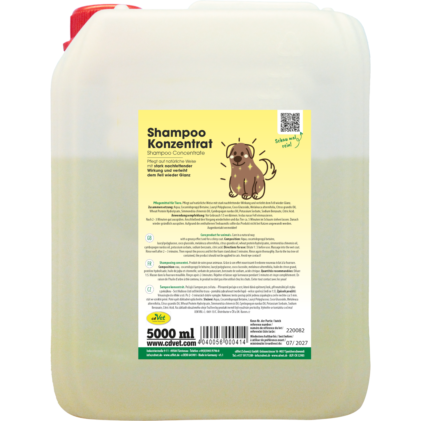 cdVet - Shampoo Konzentrat