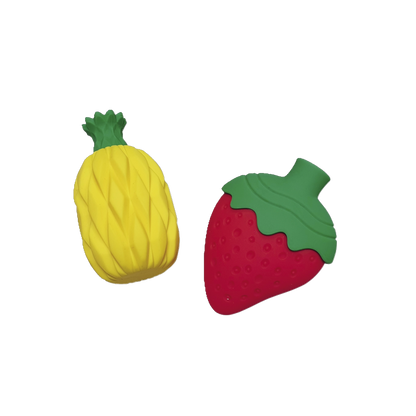 Silikon Spielzeug Fruit Mix – Kühlspaß & Zahnpflege in einem