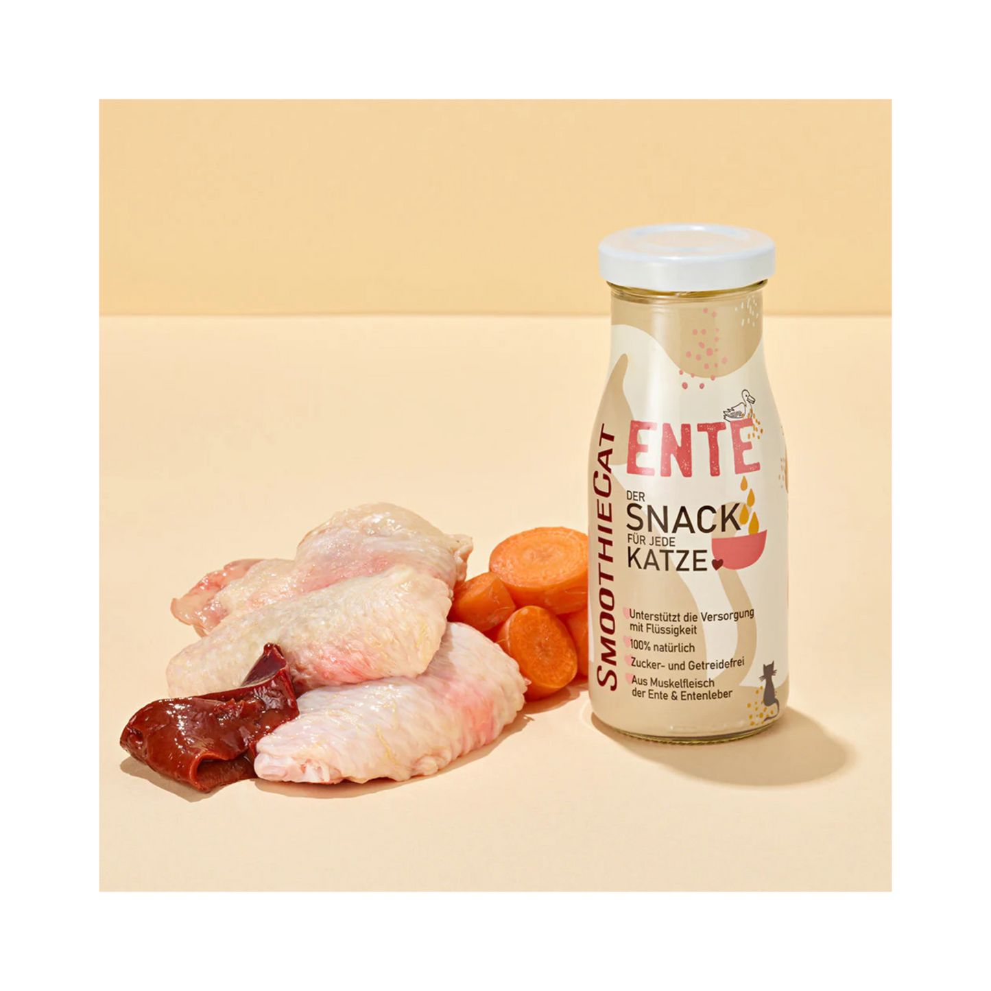 SmoothieCat Ente – leckerer Katzensmoothie mit extra viel Fleisch