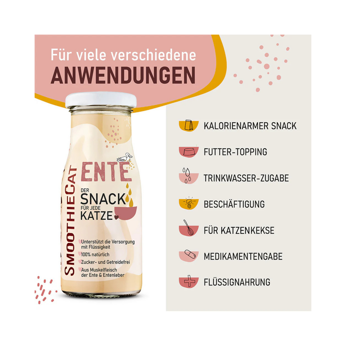 SmoothieCat Ente – leckerer Katzensmoothie mit extra viel Fleisch