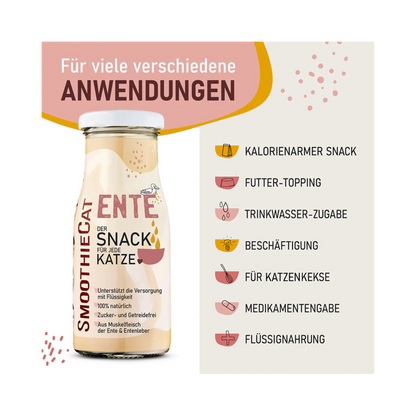 SmoothieCat Ente – leckerer Katzensmoothie mit extra viel Fleisch