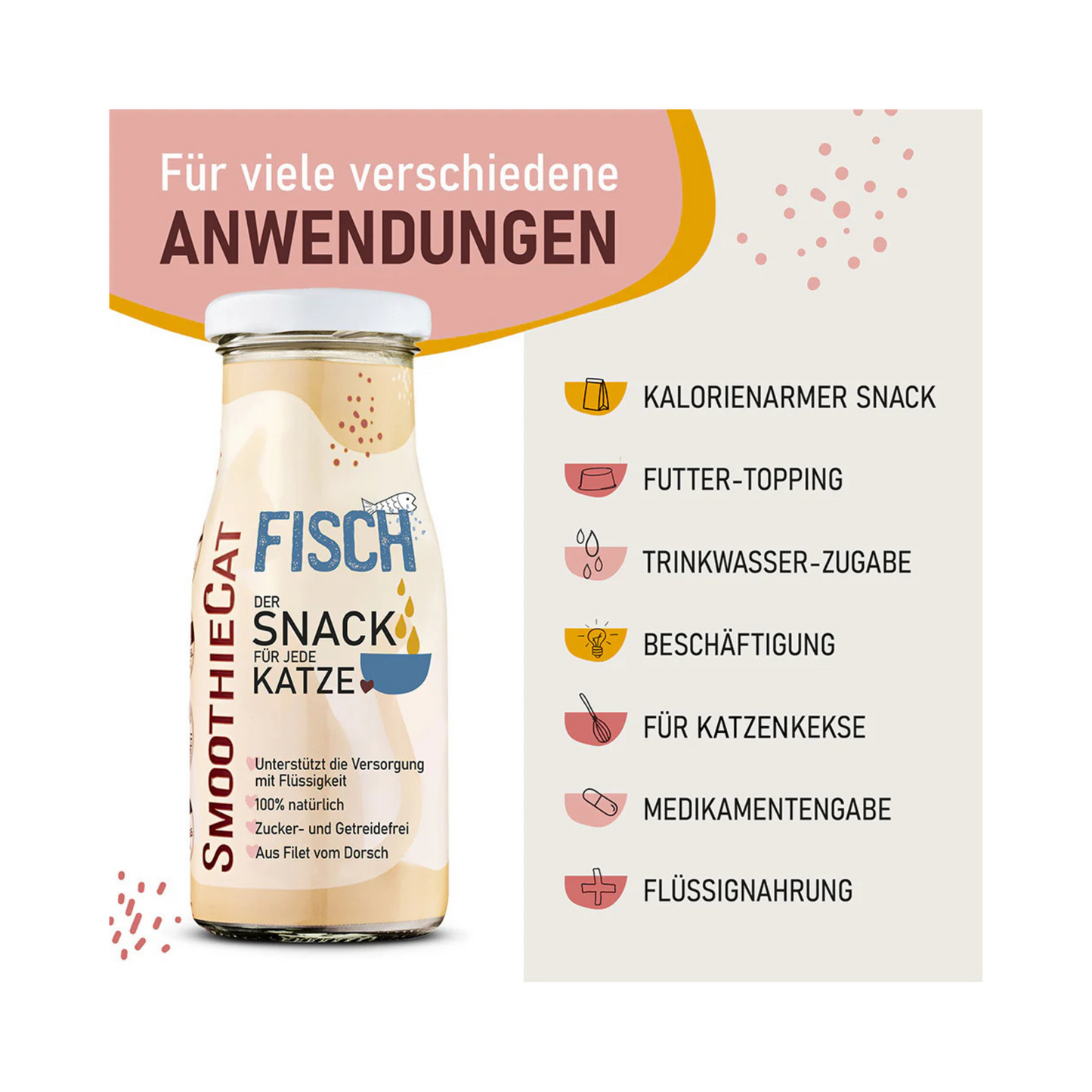 SmoothieCat Fisch – leichter Katzensmoothie mit wertvollem Dorsch