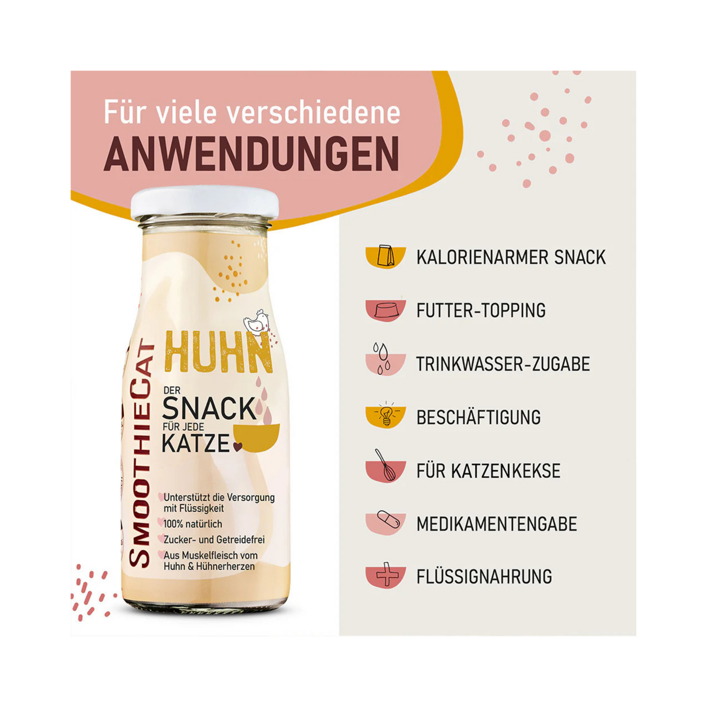SmoothieCat Huhn – sanfter Katzensmoothie mit zartem Huhn